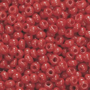 Koraliki szklane Knorr Prandell 2.5mm, Czerwone