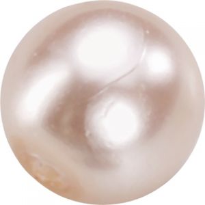 Perełki szklane DAS 4mm, Brzoskwiniowe