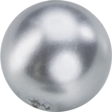 Perełki szklane DAS 4mm, Srebrne