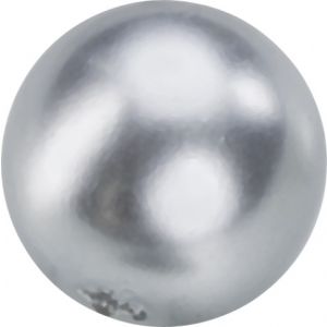 Perełki szklane DAS 4mm, Srebrne
