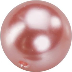 Perełki szklane DAS 4mm, Łososiowe