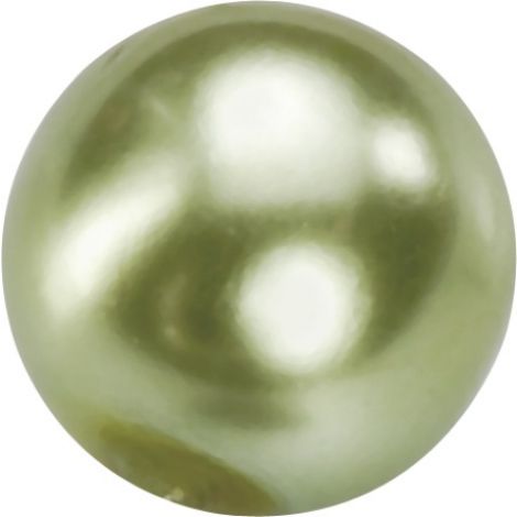 Perełki szklane DAS 4mm, Zielone