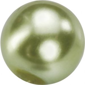 Perełki szklane DAS 4mm, Zielone