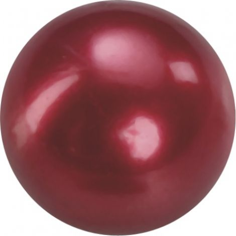 Perełki szklane DAS 6mm, Bordowe