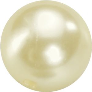 Perełki szklane DAS 6mm, Szampańskie