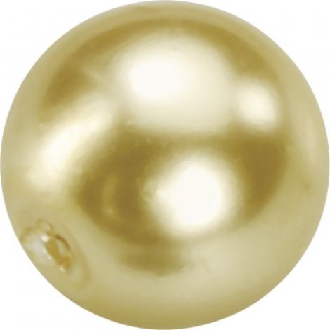Perełki szklane DAS 8mm, Złote