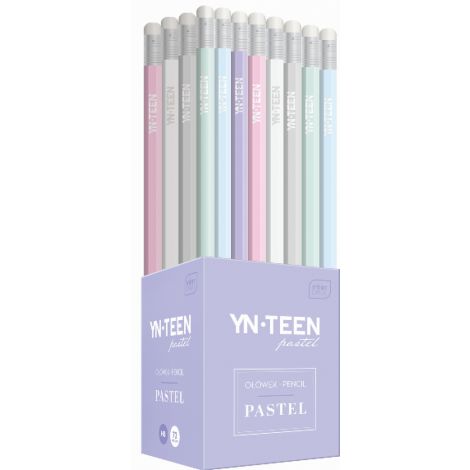 Ołówek Interdruk Pastel HB, z gumką