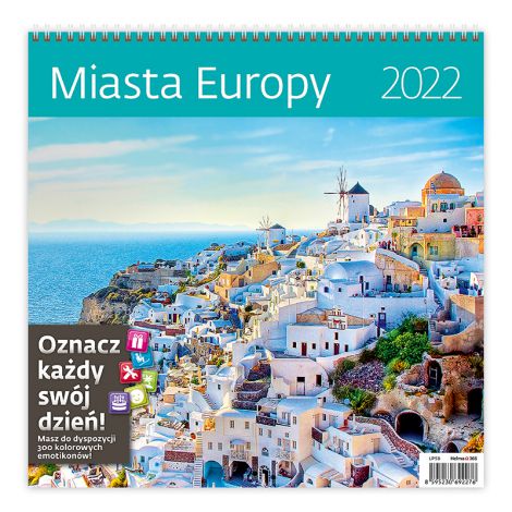 2024 Kalendarz Ścienny Narcissus Miasta Europy