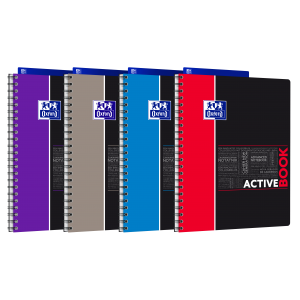 Kołonotatnik Oxford Student Activebook A4/80 kratka