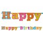 Baner Happy Birthday, 16 x 166 cm - 2
