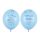 Balony Miś - mam już roczek, 30 cm, P. Baby Blue, 6 sztuk