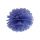 Pompon bibułowy, granatowy, 25 cm