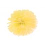 Pompon bibułowy, żółty, 25 cm - 2