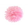 Pompon bibułowy, jasnoróżowy, 25 cm - 2