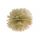 Pompon bibułowy, złoty, 25 cm