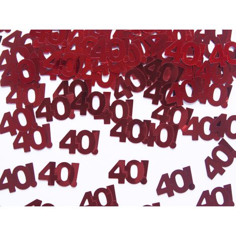Konfetti PartyDeco Liczba 40, 15g