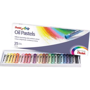 Pastele olejne Pentel, 25 kolorów