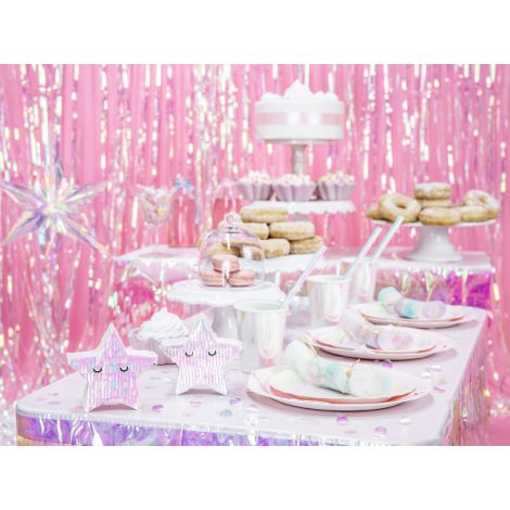 Tasiemka satynowa PartyDeco Róż pudrowy, 6mm x 25m - 4