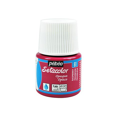 Farba do tkanin Pebeo Setacolor 45ml, Różowa/81 Raspberry