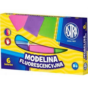 Modelina Astra fluorescencyjna, 6 kolorów
