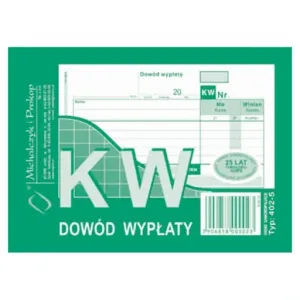 Druk MiP Dowód Wypłaty A6/80