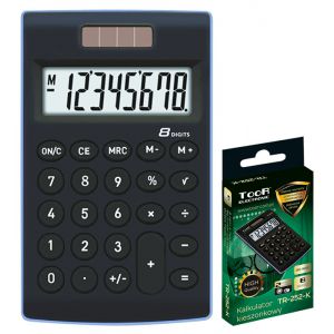 Kalkulator Toor kieszonkowy TR-252-K, 8-pozycyjny