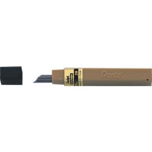 Grafity do ołówków automatycznych Pentel 0.5mm, 2B, 12szt