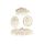 Kwiatki epoksydowe Prima Marketing Victorian Flowers, 4szt