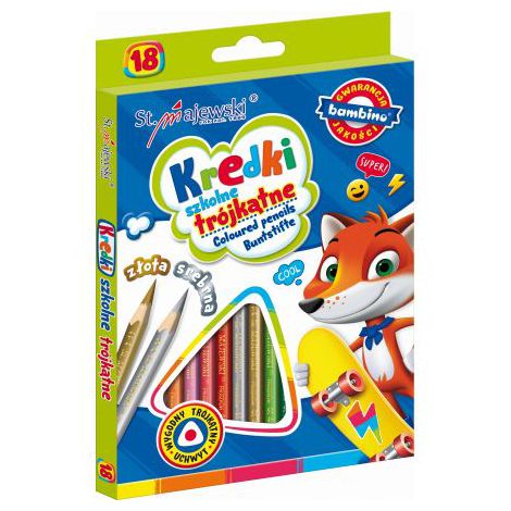 Kredki ołówkowe Bambino, 18 kolorów - 2