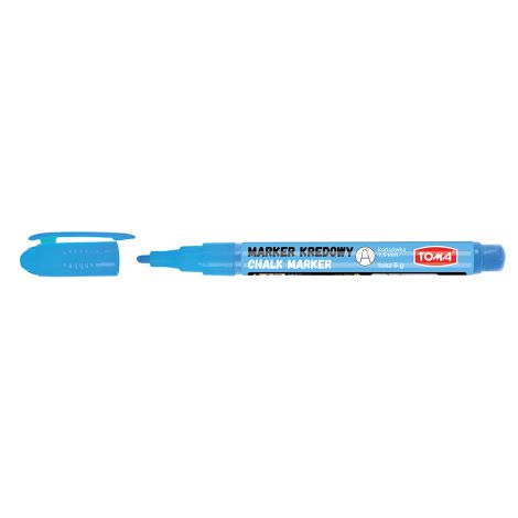 Marker kredowy do tablic Toma TO-293 1.5mm, Niebieski