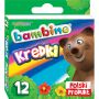 Kredki świecowe Bambino, 12 kolorów - 2