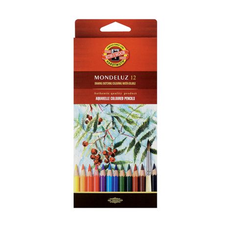 Kredki akwarelowe Koh-i-Noor Mondeluz, 12 kolorów