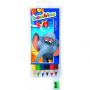 Kredki ołówkowe Bambino, 6 kolorów + temperówka - 3