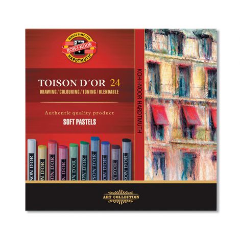 Pastele suche Koh-i-Noor Toison D'or 8514N, 24 kolory