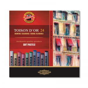 Pastele suche Koh-i-Noor Toison D'or 8514N, 24 kolory