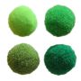 Pompony poliestrowe Titanum 1cm Zielone, 120szt - 3