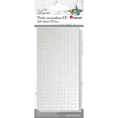 Pianka samoprzylepna Hasta 7.5x7.5mm Biała