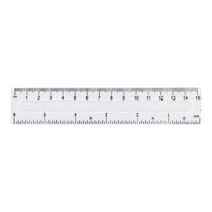Linijka Fiorello plastikowa 15cm