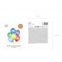 Balony 9th Birthday, 30 cm, Metallic Mix, 6 sztuk - 3