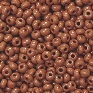 Koraliki szklane Knorr Prandell 2.5mm, Brązowe