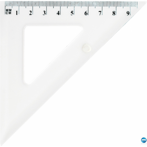 Ekierka przezroczysta 10cm Grand