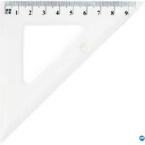 Ekierka przezroczysta 10cm Grand
