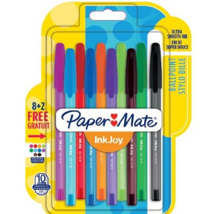Długopisy PaperMate Inkjoy Mix Kolorów 10szt