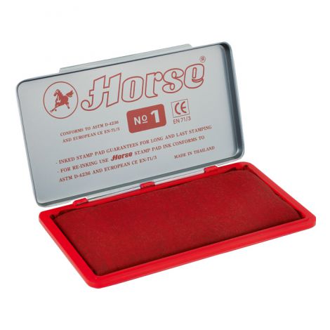 Poduszka do stempli Horse nr1 150x74mm, Czerwona