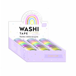 Tasiemka dekoracyjna Interdruk Cute Glitter Pastel, 1szt