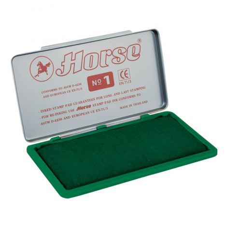 Poduszka do stempli Horse nr1 150x74mm, Zielona
