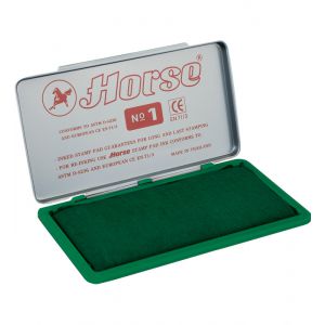 Poduszka do stempli Horse nr1 150x74mm, Zielona
