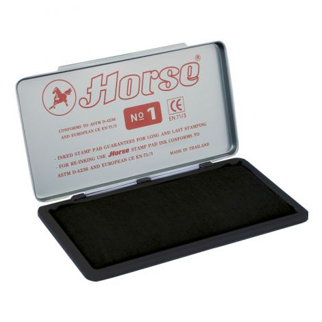 Poduszka do stempli Horse nr1 150x74mm, Czarna