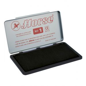Poduszka do stempli Horse nr1 150x74mm, Czarna