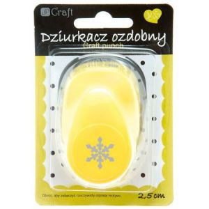 Dziurkacz ozdobny dpCraft 2,5cm Śnieżynka